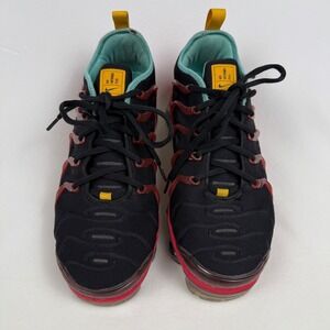 Nike Air VaporMax Plus Black Red Men's Running Shoes Size 9.5 DX1795-001